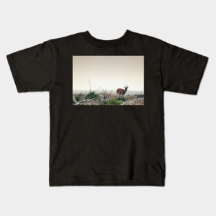 Deer in the Scottish Wilderness Kids T-Shirt